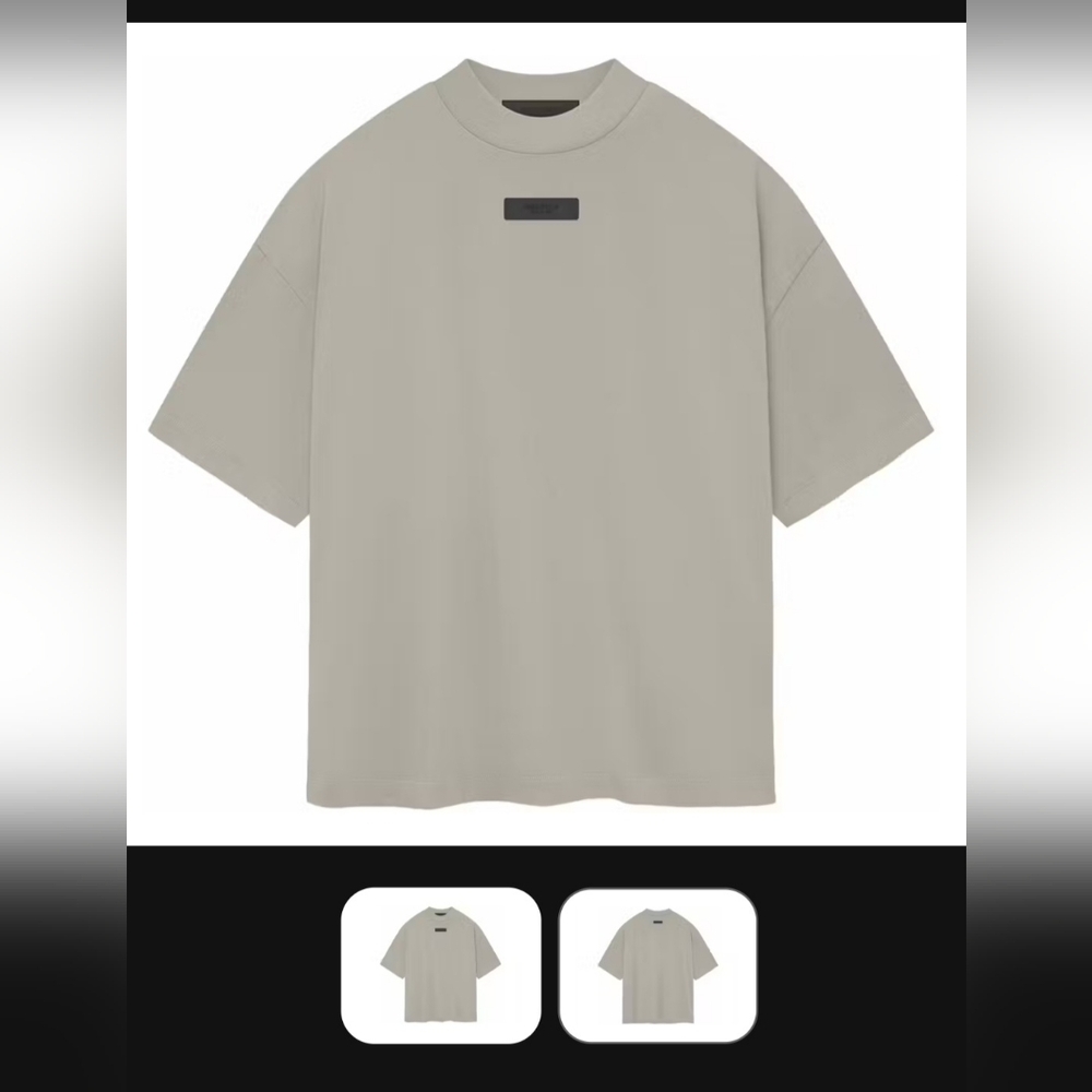 Fear of God Essentials Oversize Crewneck T-Shirt Men's Color SEAL
